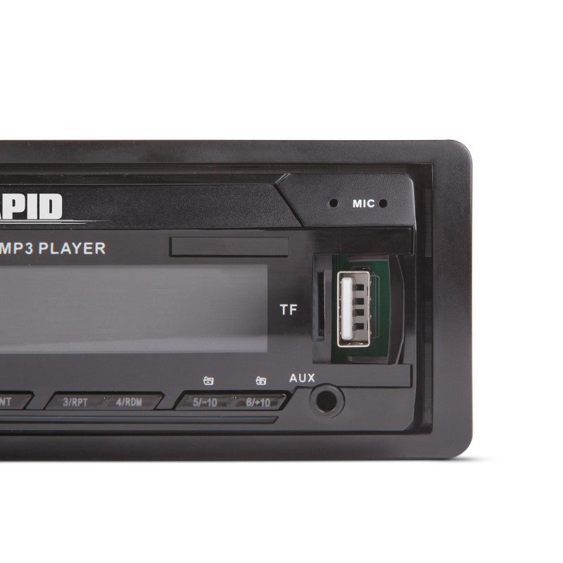 MNC Fejegység "Rapid" - 1 DIN - 4 x 50 W - BT - MP3 - AUX - SD - USB