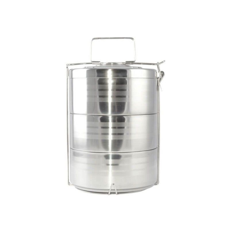 Rozsdamentes melegen tartó ételhordó -3 részes (Perfect Home)