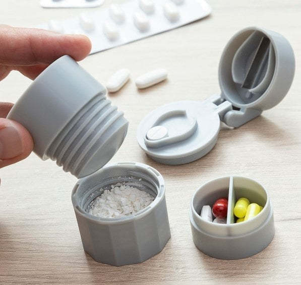 5 az 1-ben pirulaadagoló vágóval és törővel (InnovaGoods)