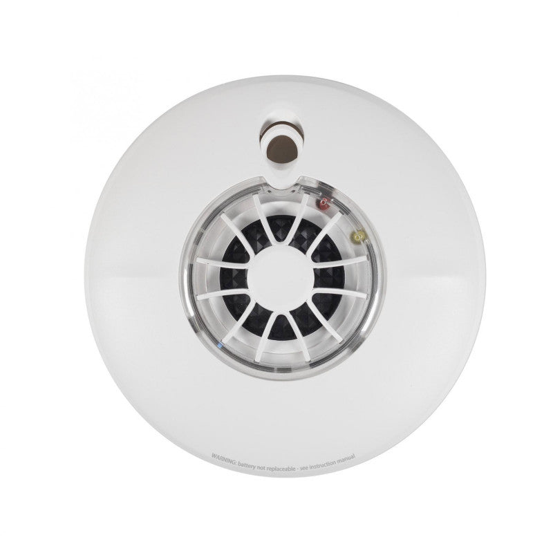 FireAngel HT-630-NEUT Thermistek hőérzékelő, beépített, nem cserélhető lítium elem, 10 év várható üzemidő, W2-modulal hálózatba