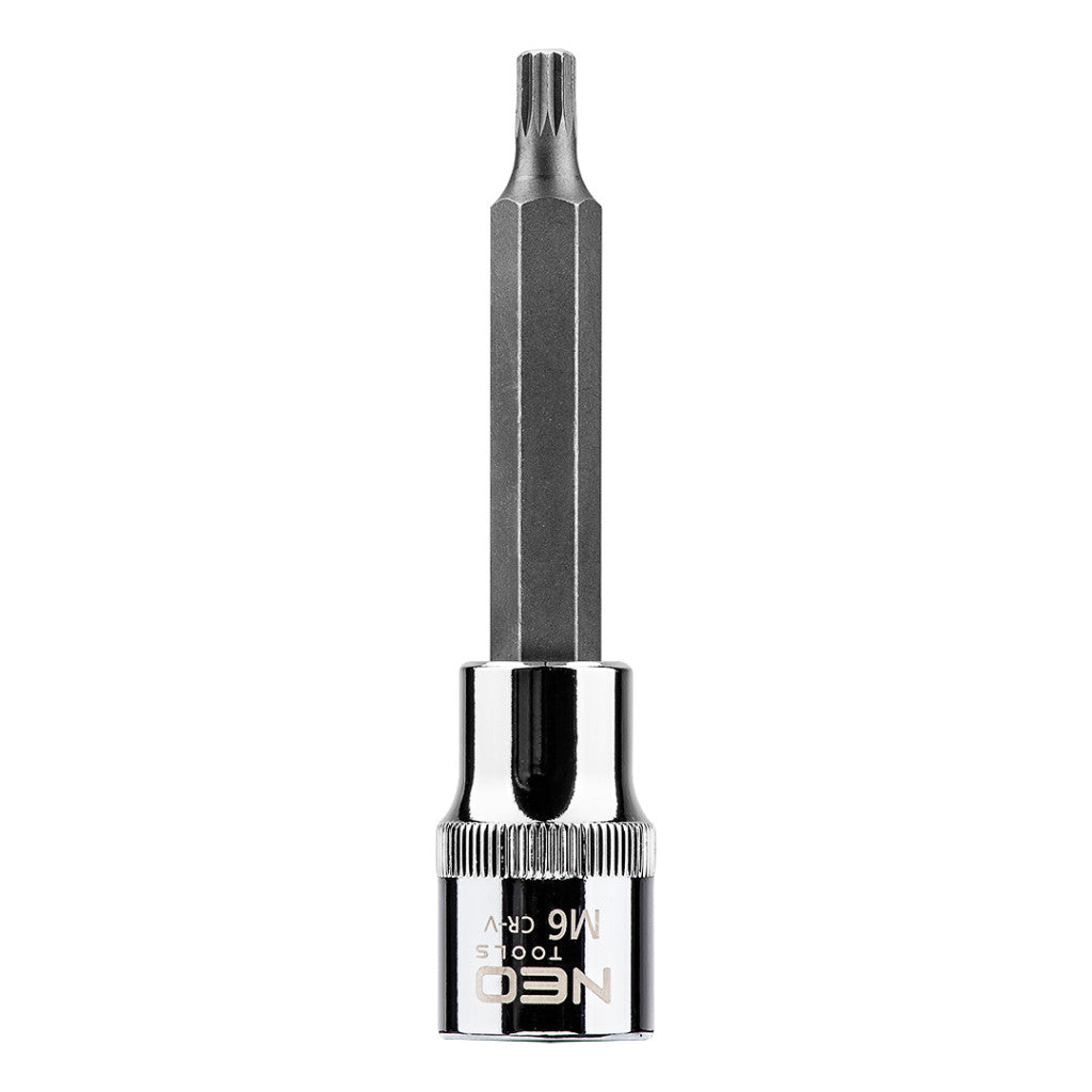 NEO TOOLS Spline dugókulcs 1/2", M6x100mm 25 év garanciával 08-741