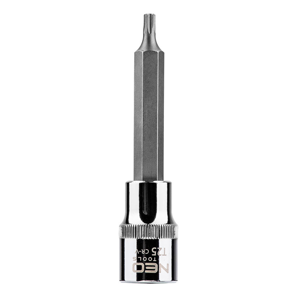 NEO TOOLS Torxdugókulcs 1/2'' T25, 100mm 25 év garanciával 08-761