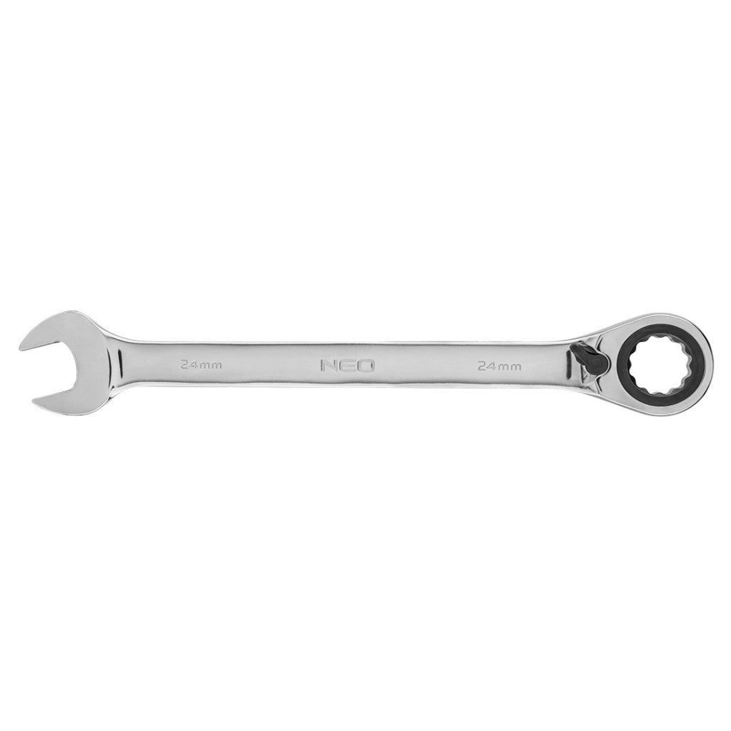 NEO TOOLS Racsnis csillag-villáskulcs 24mm 25 év garanciával 09-336
