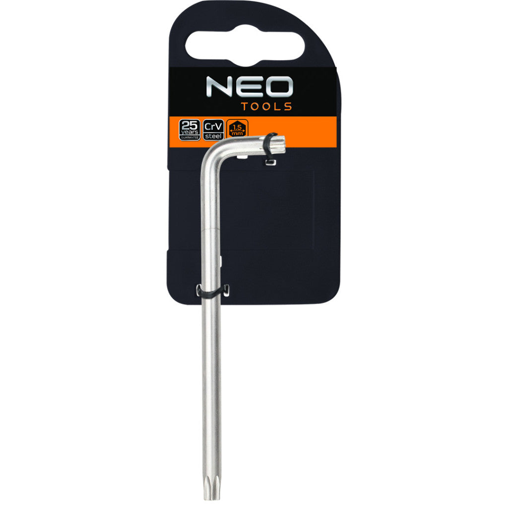 NEO TOOLS Torxkulcs T10, CrV 25 év garanciával 09-550