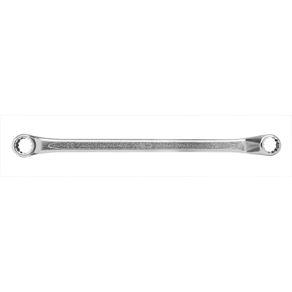 NEO TOOLS Csillagkulcs, hajlított 10x11mm CrV, DIN 838 25 év garanciával 09-910