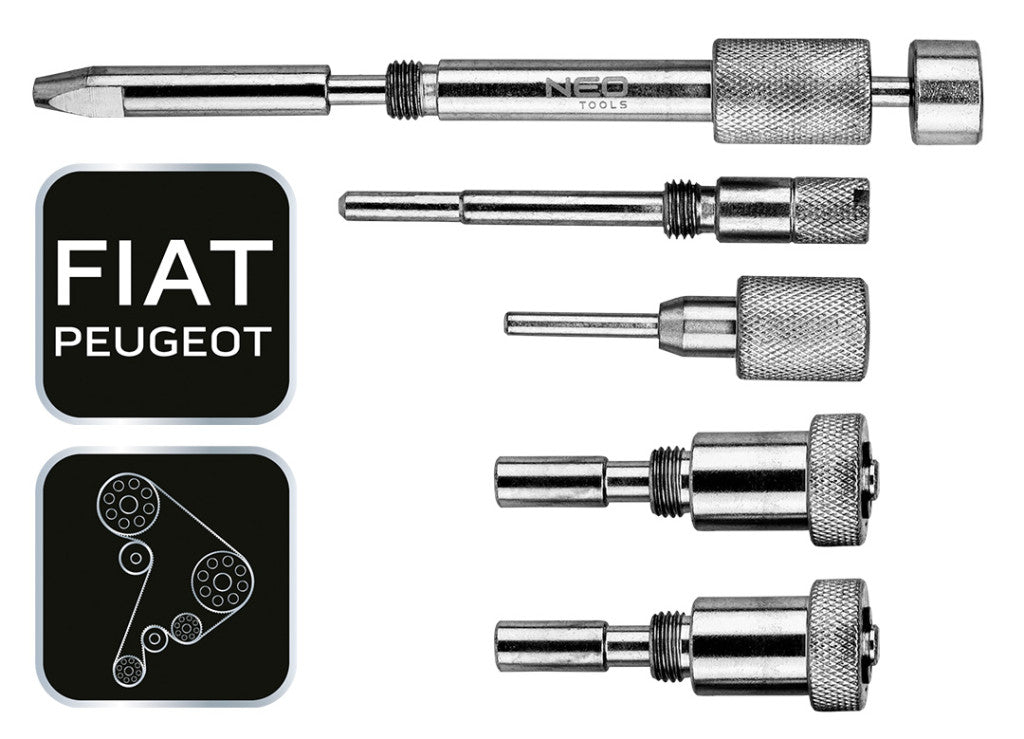 NEO TOOLS Vezérműtengely blokkoló készlet, Fiat/Peugeot dízelmotorokhoz 11-325