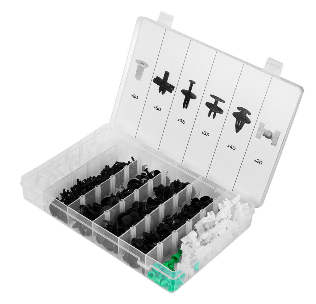 NEO TOOLS Gépkocsi rögzítő patent készlet, 290db, BMW 11-961