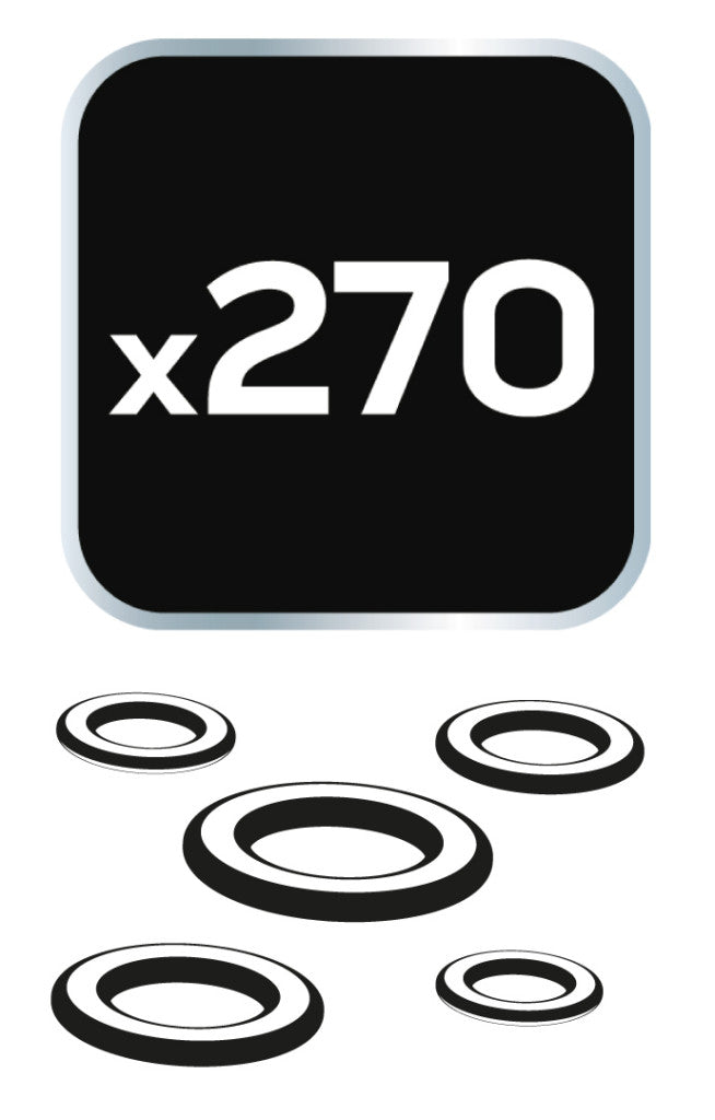 NEO TOOLS Tömitéskészlet (O-gyűrű HNBR) autóklímához, 270db 11-976