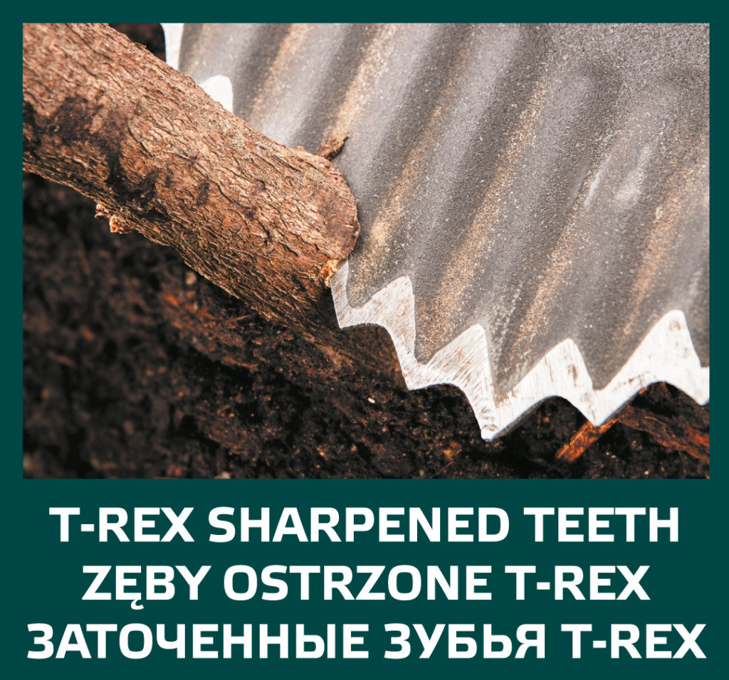 VERTO Ásó T-Rex, élezett, fanyél, műanyag markolat, Minimum rendelés: 4db 15G001