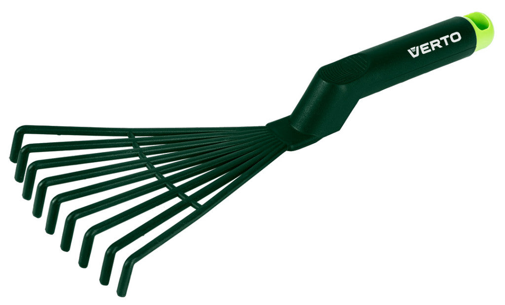 VERTO Mini kertiszerszám készlet, 4 db műanyag (gereblye, villáskapa, lapát, kultivátor) 15G419