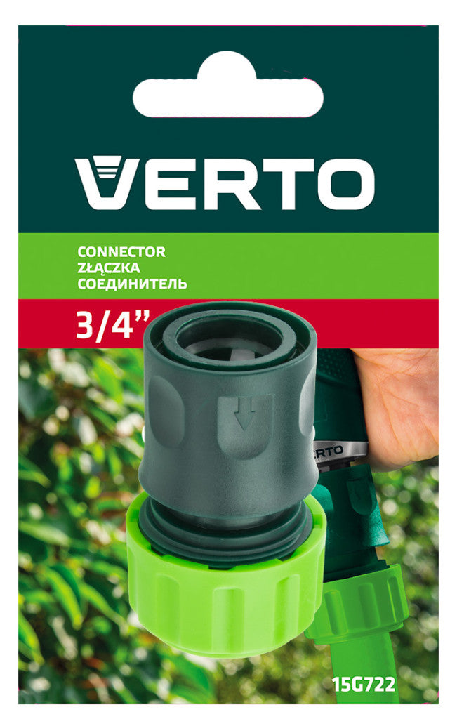 VERTO Tömlő gyorscsatlakozó 3/4" 15G722