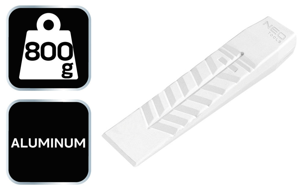 NEO TOOLS Alumínium fahasító ék 800g, fogazott 27-212