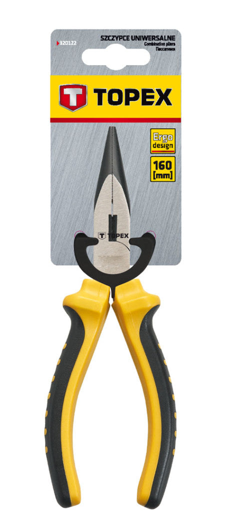 TOPEX Hosszúcsőrű fogó 160mm 32D101