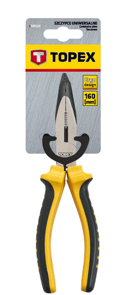 TOPEX Hajlított CSŐRŰ FOGÓ 160MM 32D103