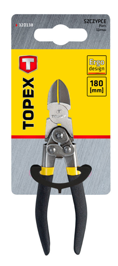 TOPEX OLDALCSÍPŐ FOGÓ 180MM ÁTTÉTES 32D138