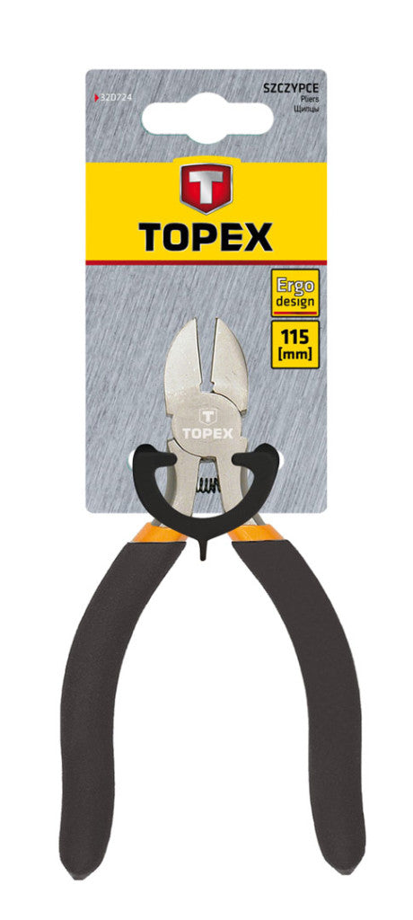 TOPEX OLDALCSÍPŐ FOGÓ 115MM 32D724