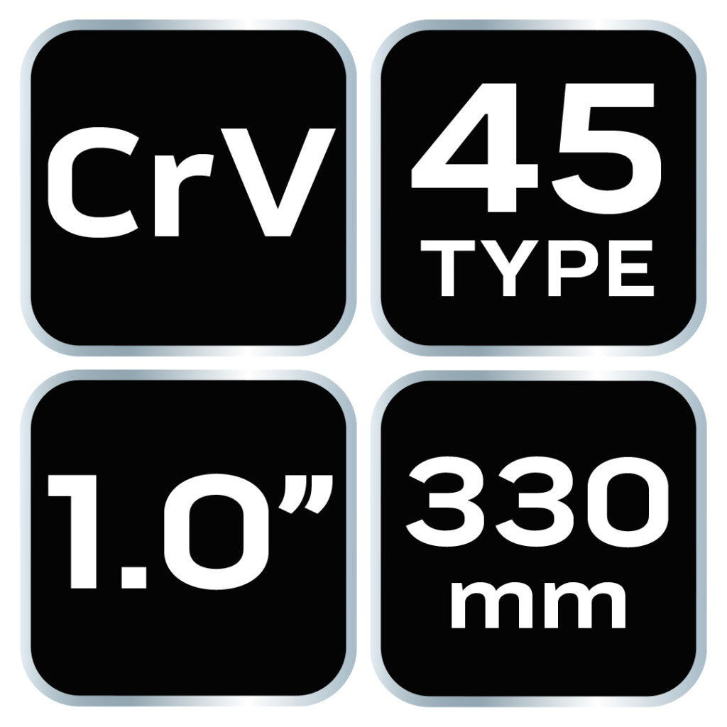 NEO TOOLS Csőfogó 45fok, 1", CrV Line, 330mm 25 év garanciával 02-426