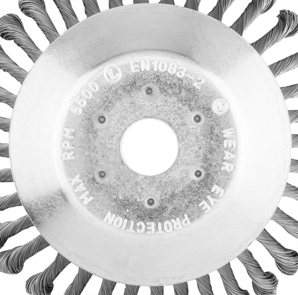 GRAPHITE Drótkorong, fazékkefe sodrott 200 x 25,4mm benzines kaszákhoz 55H101