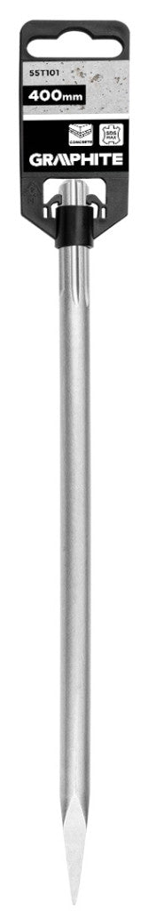 GRAPHITE Hegyesvéső, SDS MAX, 18x400mm 55T101