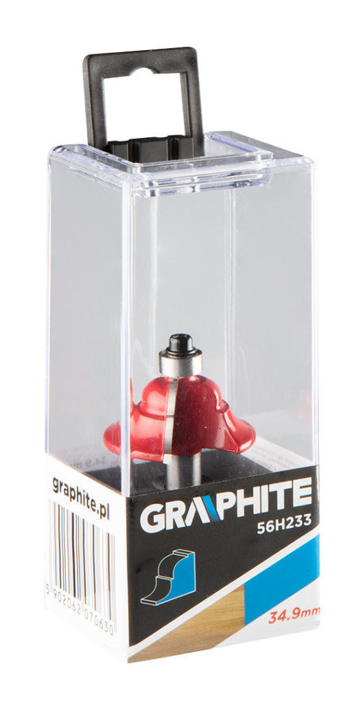 GRAPHITE Felsőmaró kés, profilmaró 34.9 x 15mm, 8mm 56H233