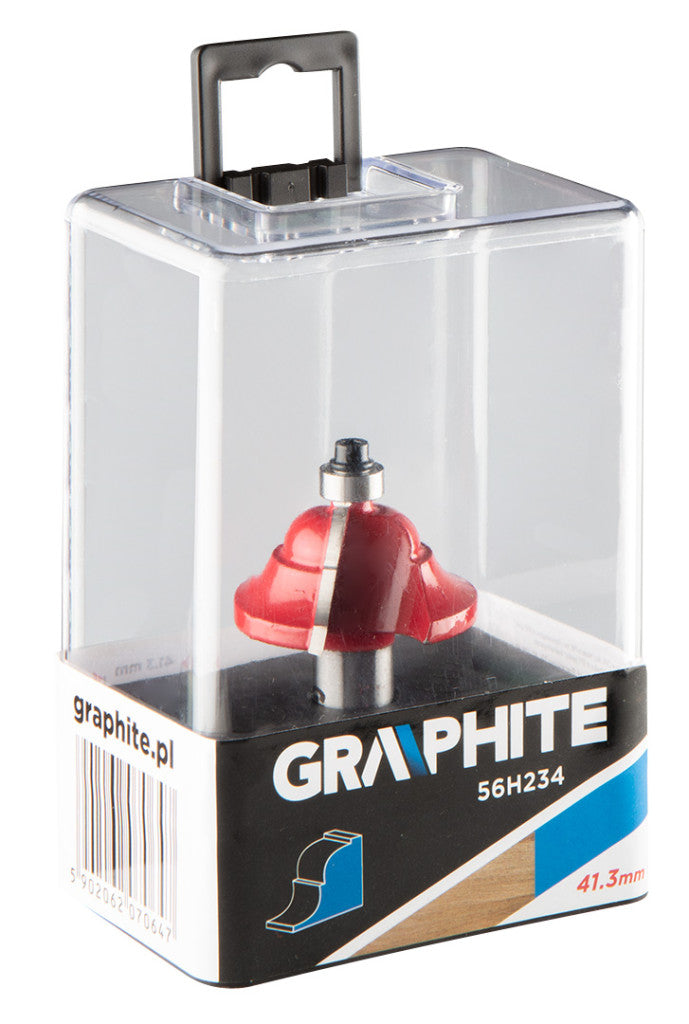 GRAPHITE Felsőmaró kés, profilmaró 41.3 x 18.3mm, 12mm 56H234
