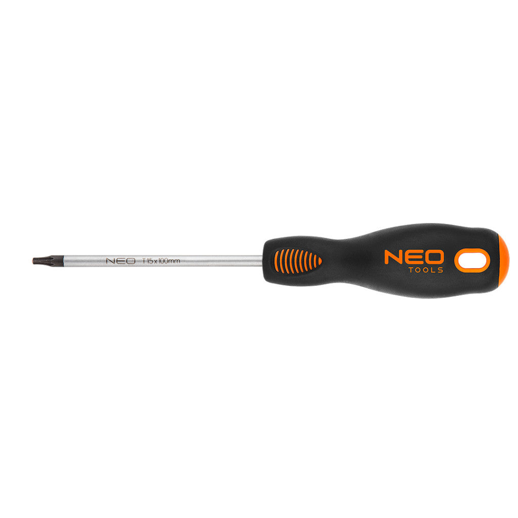 NEO TOOLS Csavarhúzó TORX 15X100mm 25 év garanciával 04-044