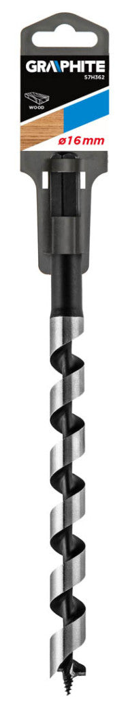 GRAPHITE Fafúró spirál 16x250mm 57H362