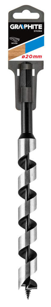 GRAPHITE Fafúró spirál 20x250mm 57H366