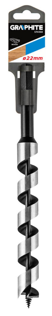 GRAPHITE Fafúró spirál 22x250mm 57H368