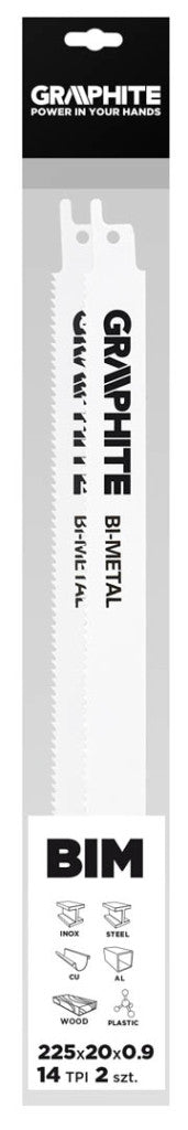 GRAPHITE ORRFŰRÉSZLAP 250mm, fém, inox, fa, réz, műanyag, alu, 2db 57H947