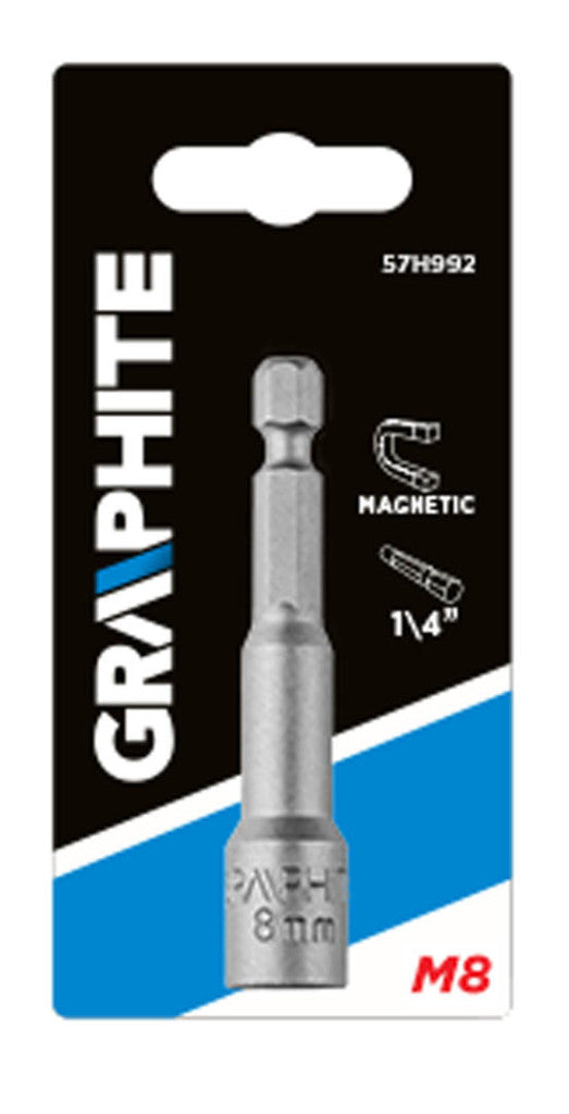 GRAPHITE CSAVARBEHAJTÓ M8 65MM 1/4" 57H992