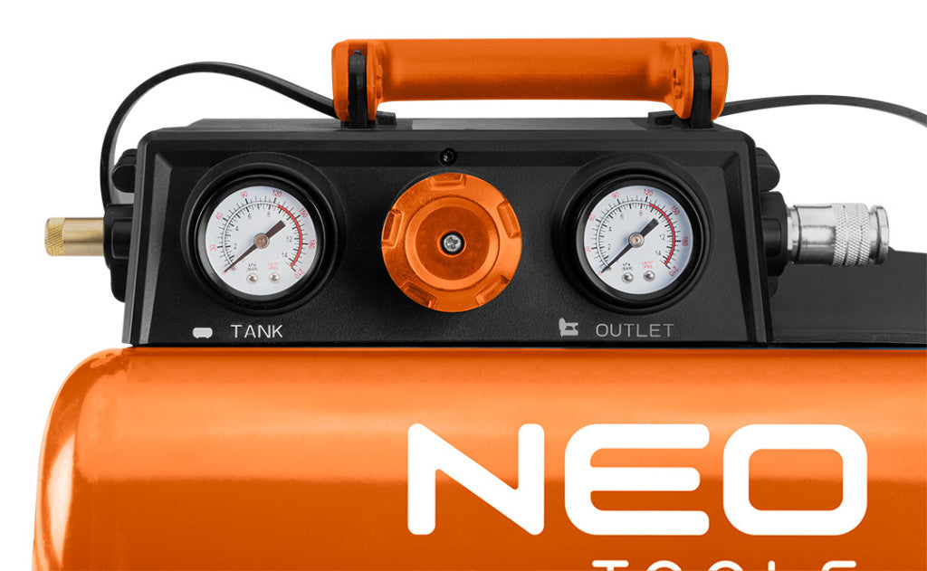 NEO TOOLS Akkus kompresszor Energy+, 18V, 8bar/3.8L 3 év garanciával 04-620