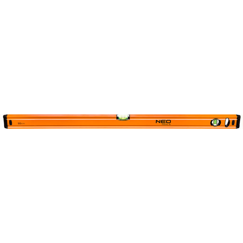 NEO TOOLS Vízmérték 80cm, 2 libella, 1 mart talp 25 év garanciával 71-063