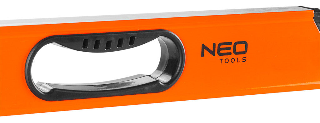 NEO TOOLS Vízmérték, alumínium, 2 fogantyú, 3 libella, mágneses, mart talp, 80cm 25 év garanciával 71-113
