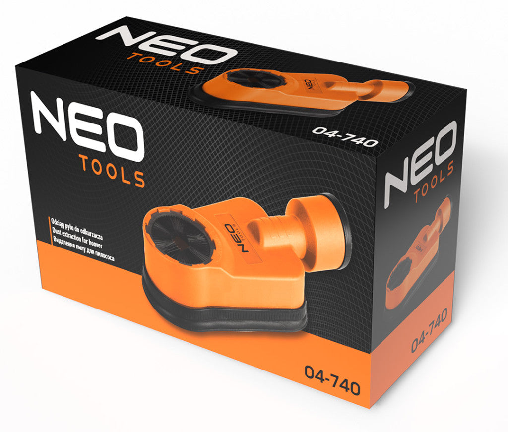NEO TOOLS Porelszívó adapter fúráshoz, 70mm-ig, univerzális porszívócsatlakozóval 3 év garanciával 04-740