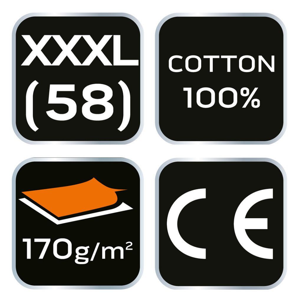 NEO TOOLS Flanel munkaing, zöld-fekete, 100% pamut, XXXL 81-546-XXXL