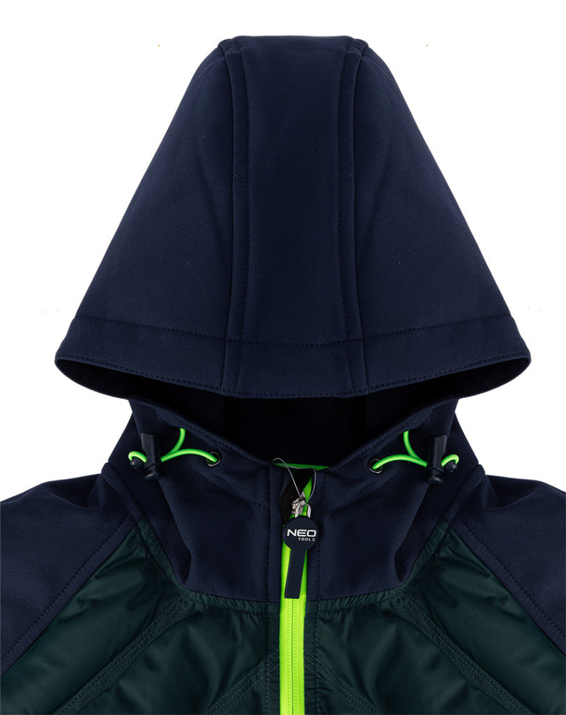 NEO TOOLS Softshell Munkavédelmi kabát, steppelt betéttel, PREMIUM, XL 81-559-XL
