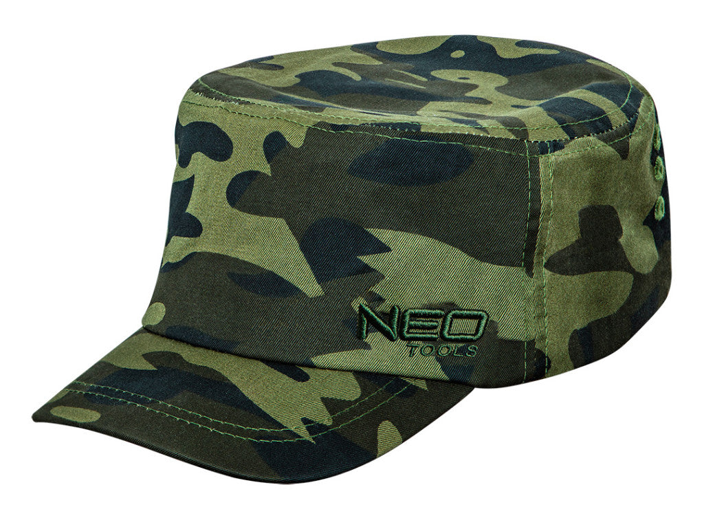 NEO TOOLS Baseball munkasapka terepmintás, 60% pamut, 40% poliészter, univerzális méret 81-626