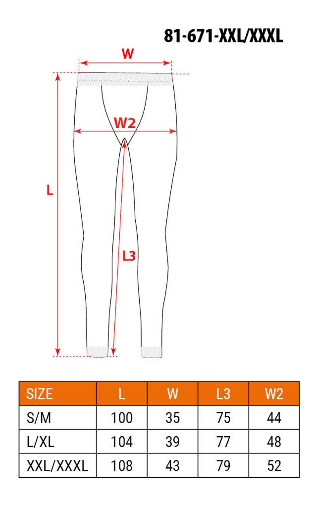 NEO TOOLS Thermo aláöltözet nadrág, BASIC, XXL/XXXL 81-671-XXL/XXXL