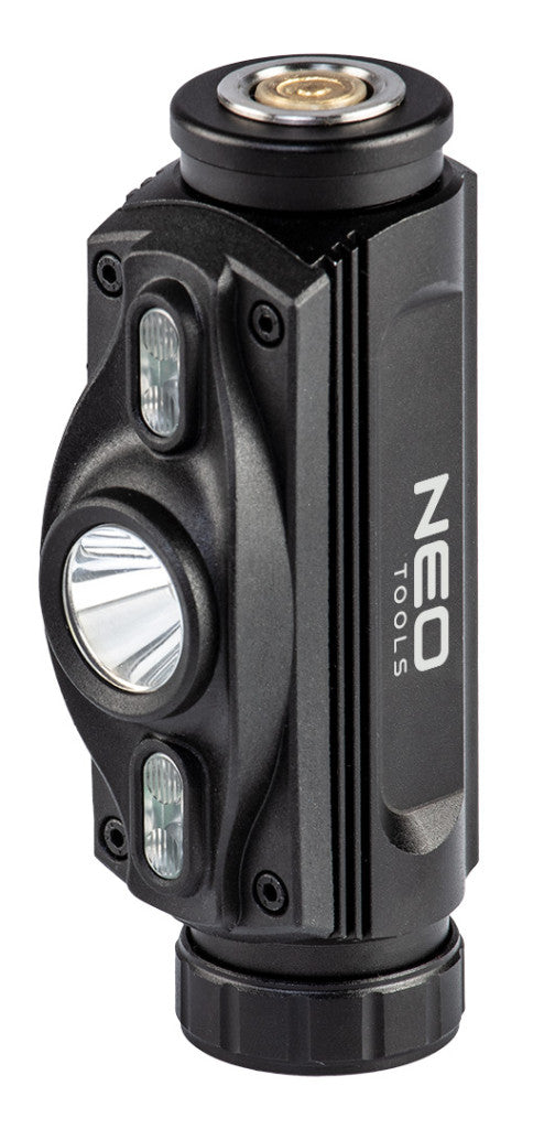NEO TOOLS Fejlámpa + zseblámpa 2az1-ben, tölthető USB 1000lum, CREE LED, 10W 99-028