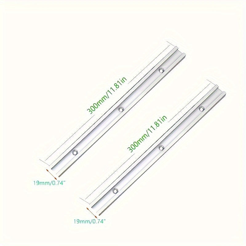 2db 400mm 19-es Modell Dupla Vágású Profil T Sín