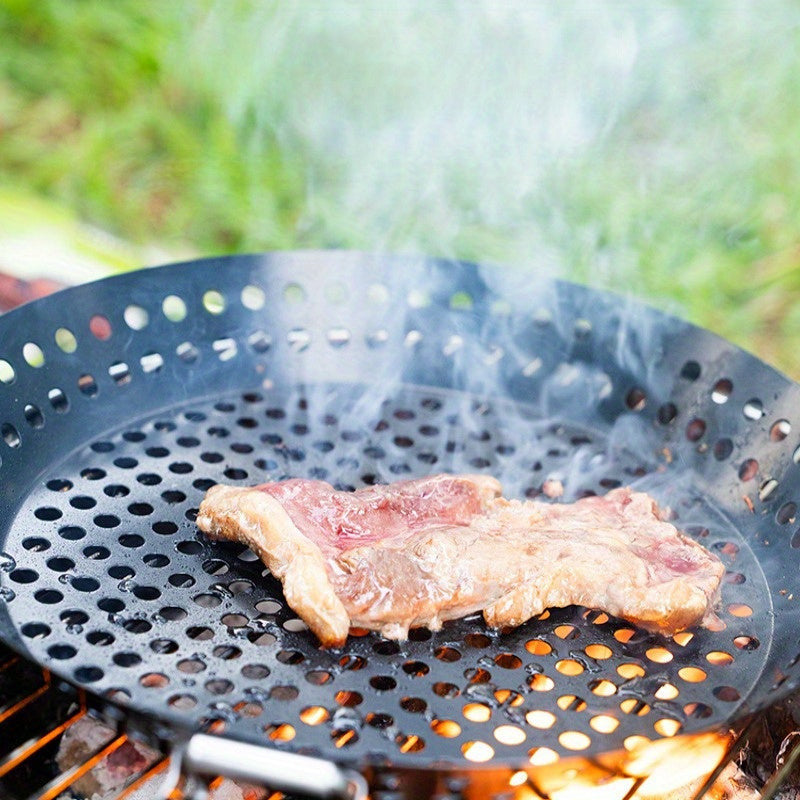 1 db rozsdamentes acél BBQ grill kosá