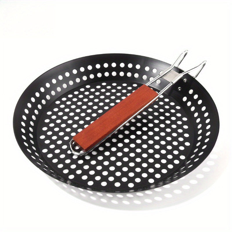 1 db rozsdamentes acél BBQ grill kosá