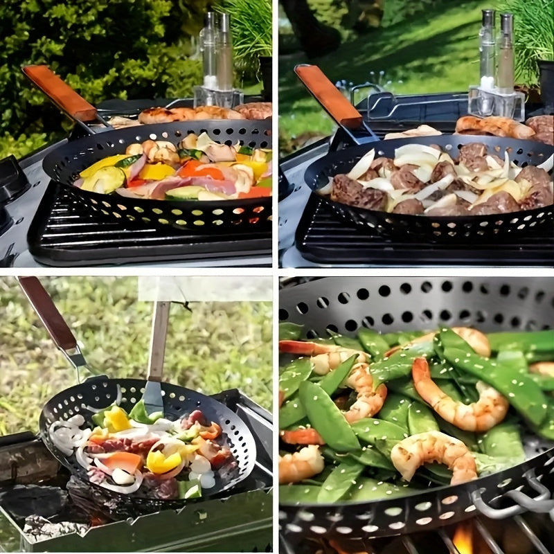 1 db rozsdamentes acél BBQ grill kosá