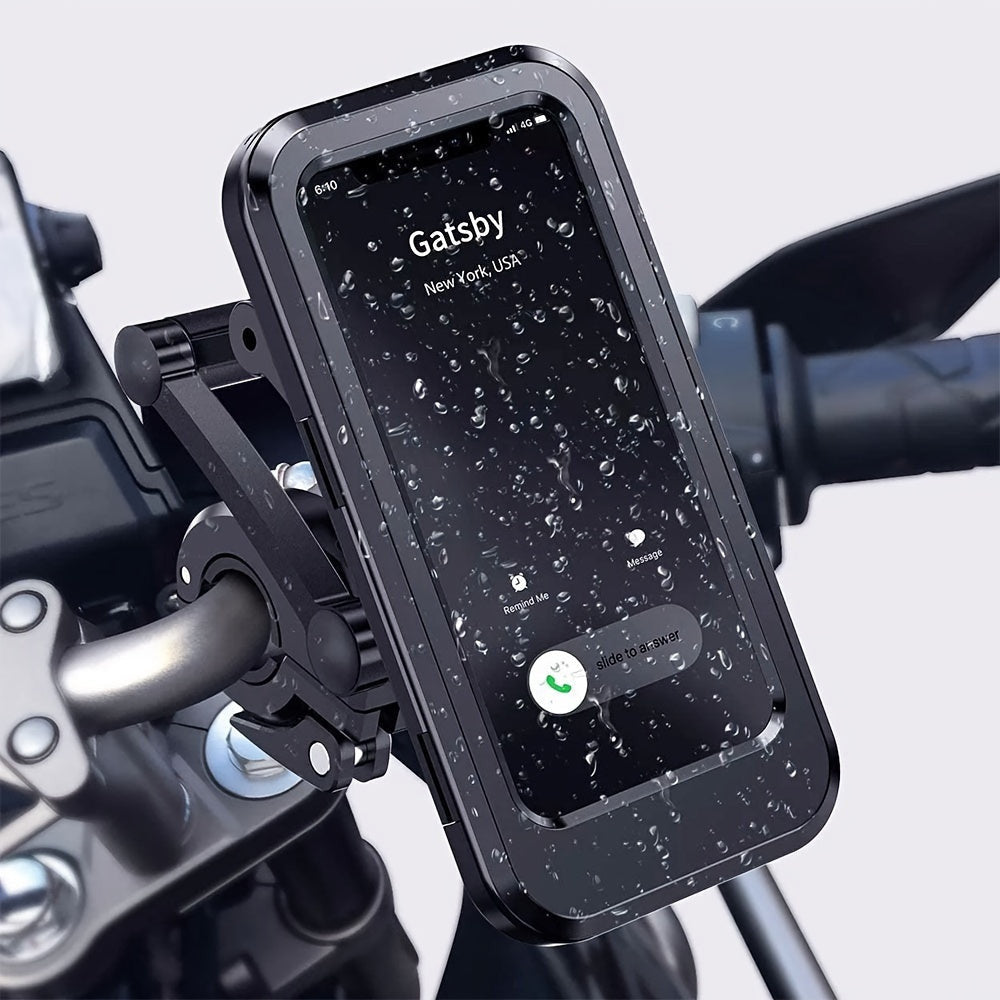 1 darab vízálló motoros telefon tartó – 360°-ban forgatható