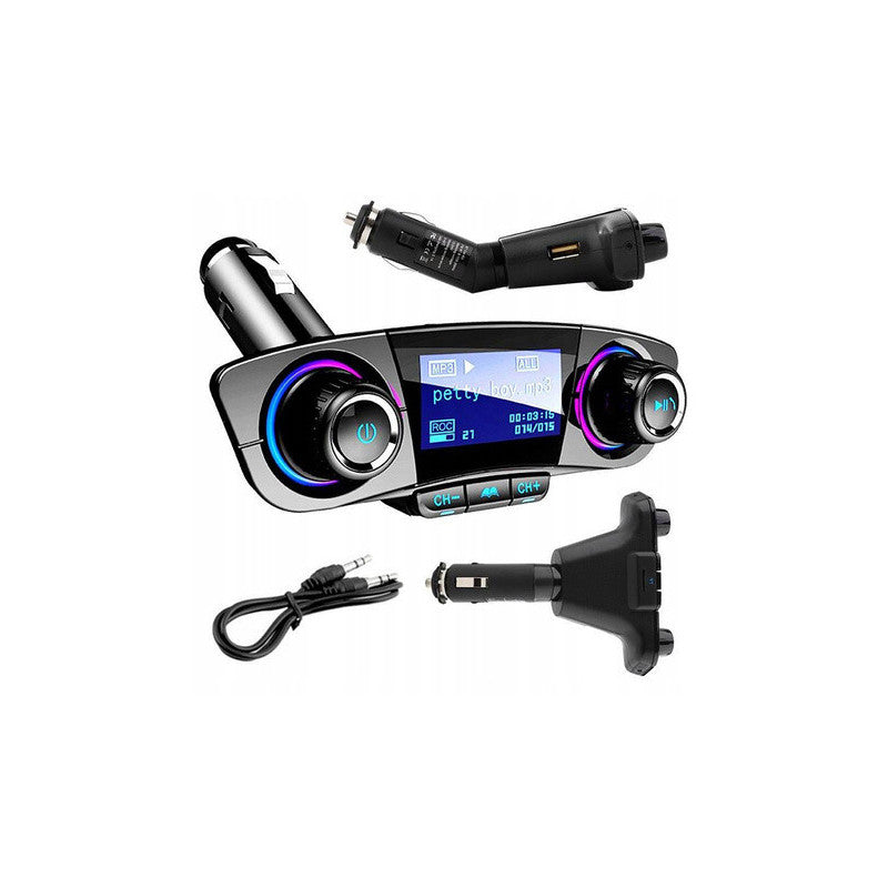 Autós FM sugárzó Bluetooth USB-vel 5.0, multifunkciós 8 az 1-ben.