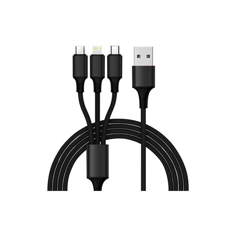 Autós töltő 4 USB csatlakozóval és Xtrobb 19907 kábellel