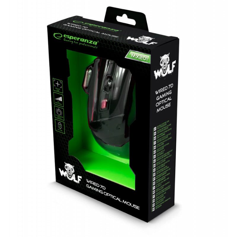 Esperanza vezetékes USB Gaming egér