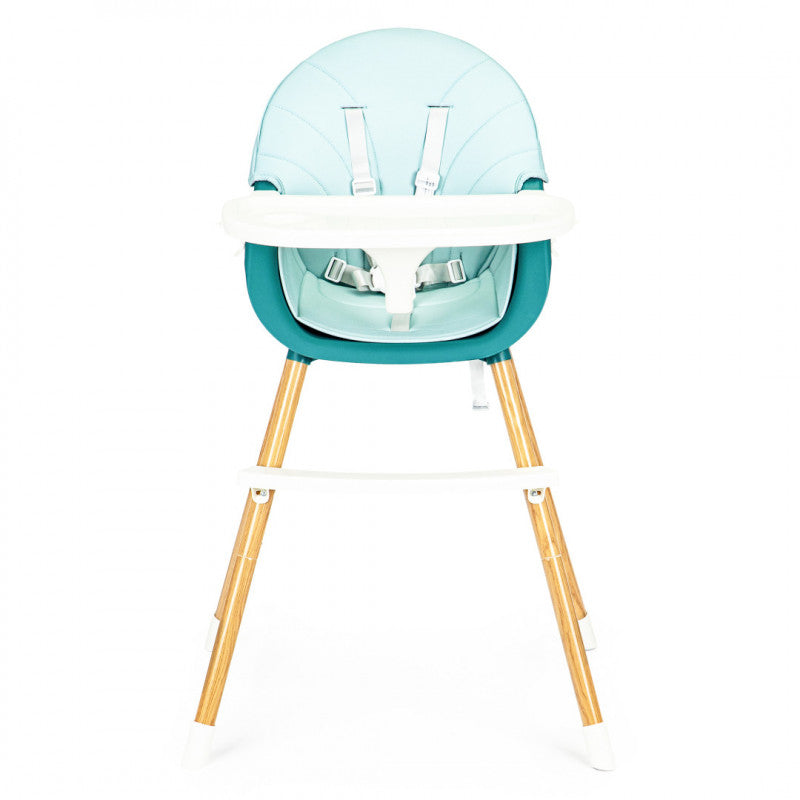 Etetőszék 2in1 ECOTOYS - kényelmes, praktikus, környezetbarát
