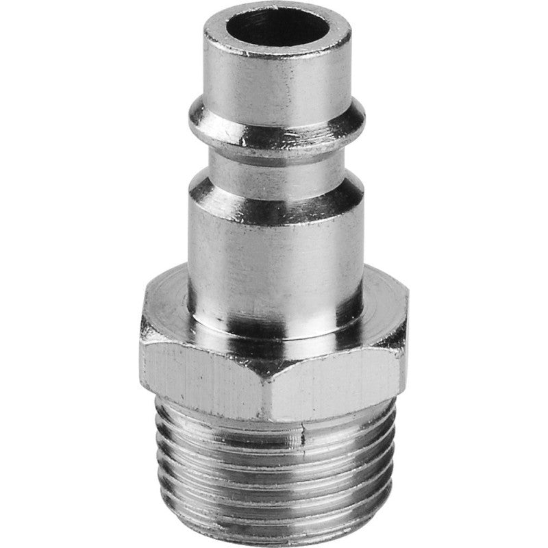 EXTOL PREMIUM gyorscsatlakozó-dugó, külső menettel, G-1/4", nikkelezett réz, bliszteren